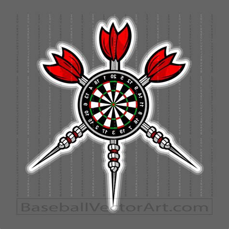 Dart Board Design | darts Trading Pin Image