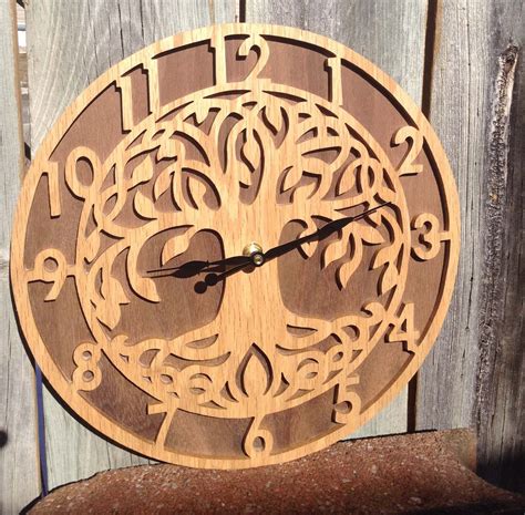 Tree Of Life Celtic Wall Clock Celtic Tree Of Life Wall Art Etsy