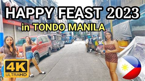 Happy Feast Viva Santo Ni O In Tondo Manila Walking Action Scenes In