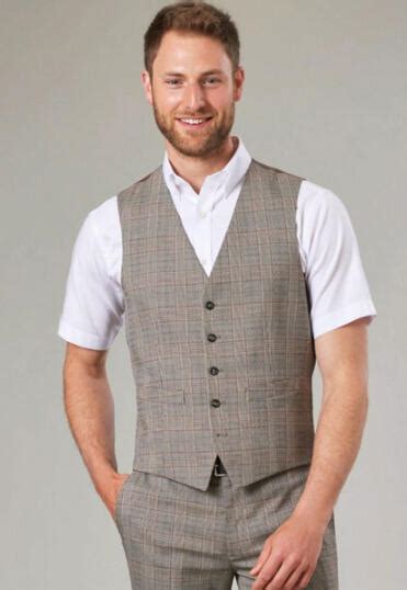 Brook Taverner Emilio Check Waistcoat Corporate Wear Brook Taverner