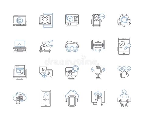 Chatbots Outline Icons Collection Chatbots Ai Automation Bot