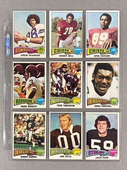 S Topps And Kelloggs Football Cards With Hofs Stars And