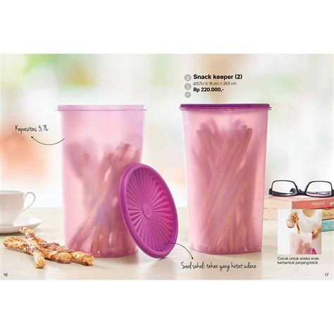 Jual Toples Kue Ungu Snack Keeper Tupperware Satuan Indonesia Shopee