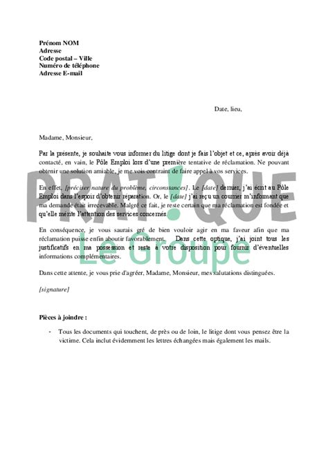 Lettre De Demande De Recours Gracieux Au Trésor Public Exemple De Lettre