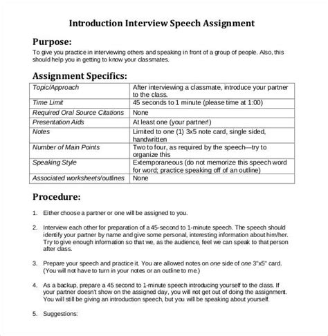 Speech Outline Templates Pdf Doc Free Premium Templates