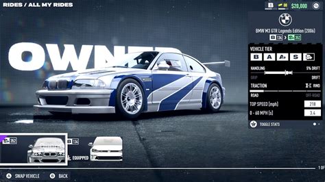 How To Get Bmw M3 Gtr In Need For Speed Unbound Youtube