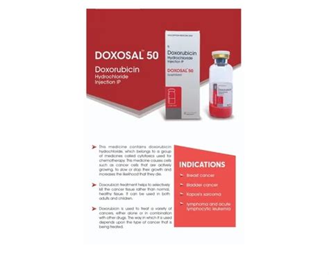 Doxorubicin 10 MG 50 MG Doxilyd Doxorubicin Injection 10mg 50mg