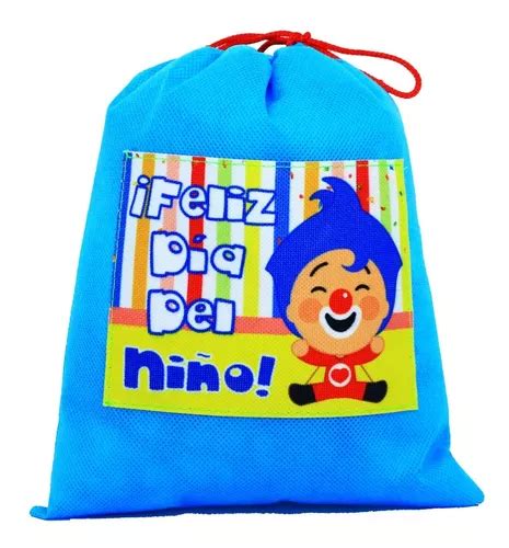 Dulceros Morralitos Feliz Día Del Niño Payasito Plim Plim 40 796 en