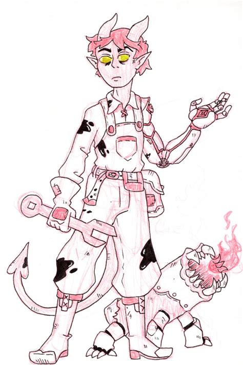 Dnd Tiefling Artillerist Artificer Commission By Seeonleme On Deviantart