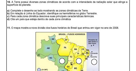Prova De Geografia 6 Ano Com Respostas 2023 Fdplearn