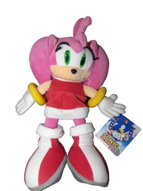 Amy Rose Sonic The Hedgehog Sega Soft Plush Toy Official Prize Cm