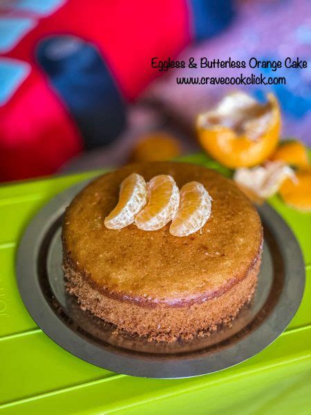 Eggless Butterless Orange Sponge Cake Recipe Crave Cook Click