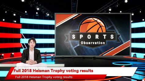 Full Heisman Trophy Voting Results Youtube