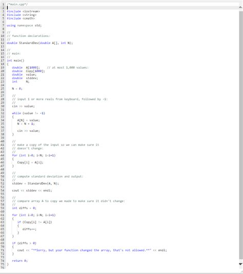 Solved Summary Compute Population Standard Deviation Chegg