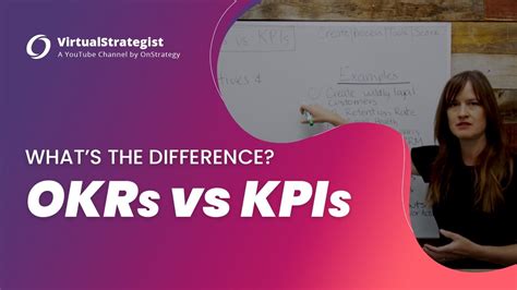 Whats The Difference Between Okr And Kpi Youtube