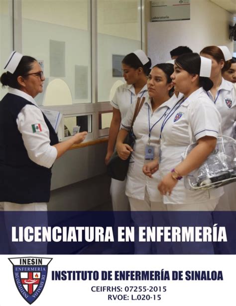 Licenciatura En Enfermer A Modalidad Escolarizada Inesin Ac