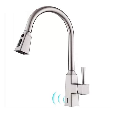 Reviews For Flg Touchless Pull Down Kitchen Faucet With Sprayer Brushed