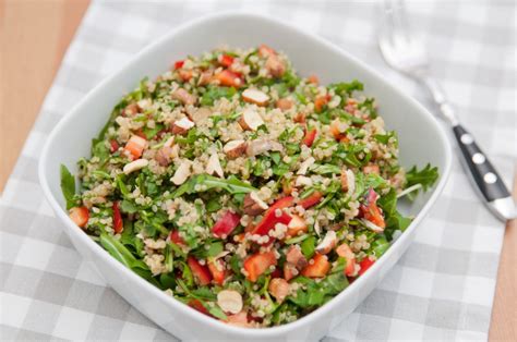 Arugula Quinoa Salad With Roasted Chickpeas The Ottawa Cancer Foundation