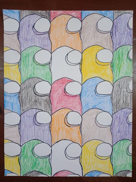 Tessellation Design By Me This Is My First Time Making Art R AmongUs