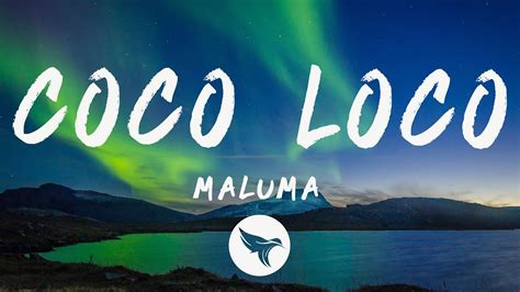 Maluma Coco Loco Letra Lyrics Youtube