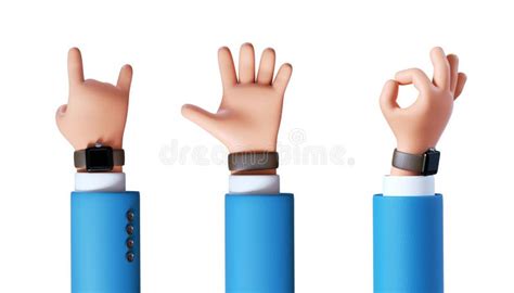 Thumb Up Icon Cartoon Character Hand Like Gesture Business Clip Art