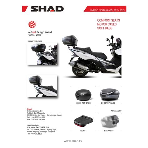 Shad Box For Kymco Xciting I Shopee Malaysia