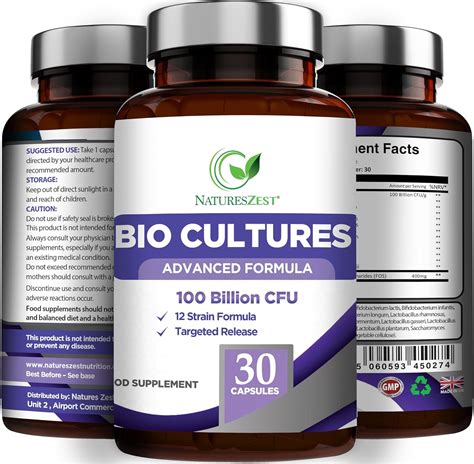 Bio Cultures Complex Probiotics Billion Cfu With Prebiotics