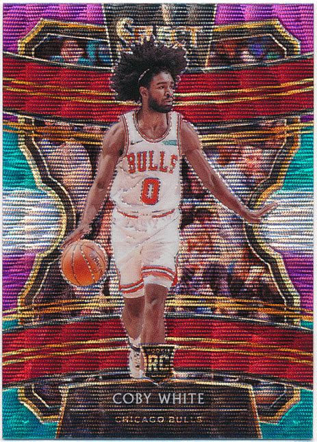 Coby White NBA 2019 20 Panini Select RC Rookie Tri Color Prizm ルーキープリズム