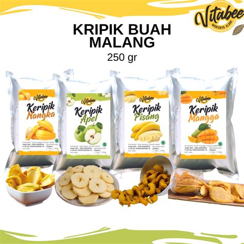 Jual Keripik Kripik Buah Gram Nangka Apel Salak Nanas Mangga