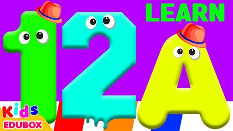 Abc 123 And Shapes Learning Videos For Preschool Abc And One Two Three