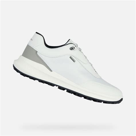 Geox Pg X B Abx B Waterproof Shoes White Man Geox Plus Grip