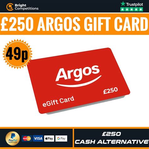 £250 Argos Voucher Bright Competitions