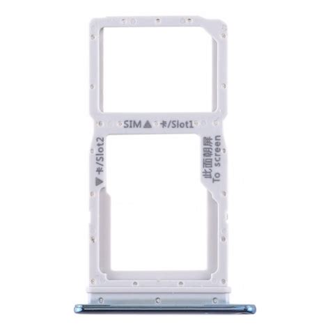 Sim Card Tray Sim Card Tray Micro Sd Card Tray For Huawei Enjoy 10 Plus Blue