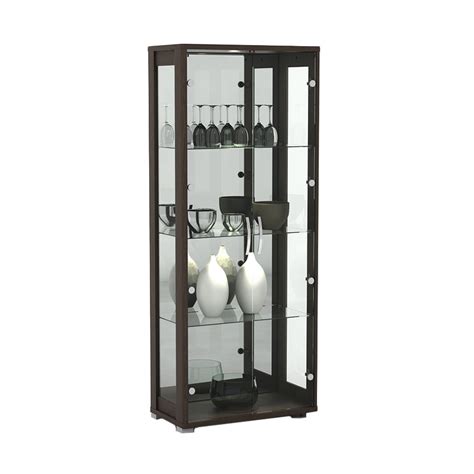 Jual Pro Desain Antony Lemari Display Espresso 2 Pintu Kacakhusus