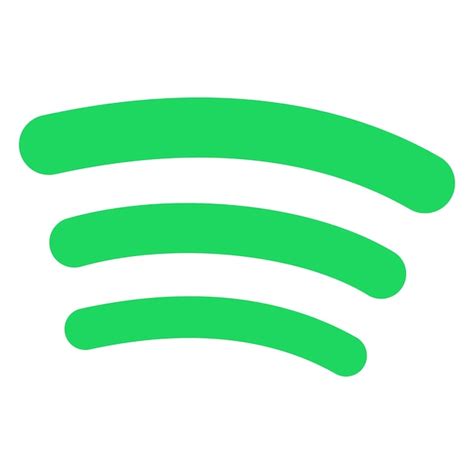 Ilustración del icono de spotify el logotipo de la aplicación de