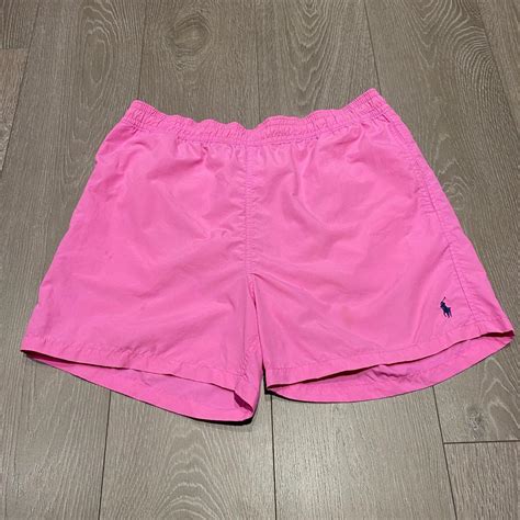 Polo Ralph Lauren Mens Pink Swim Briefs Shorts Depop