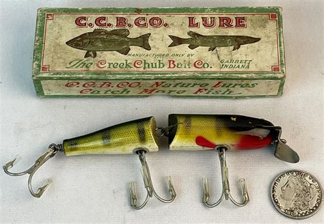 Lot Vintage Creek Chub Brown Pikie 3001 Jointed 7 Triple Hook