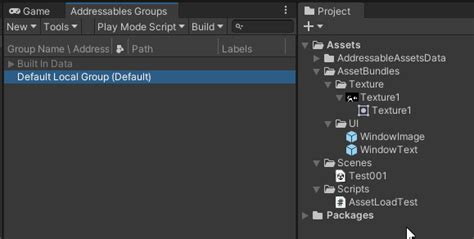 Unity Addressables Addressables Group Csdn