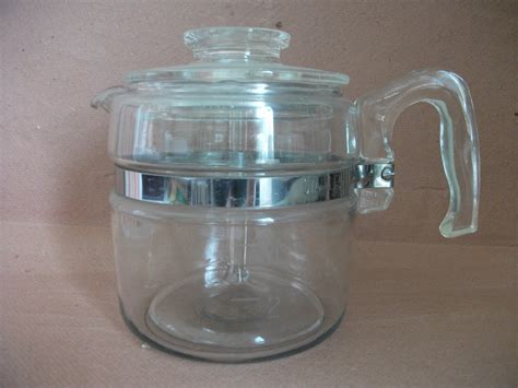 Classic Vintage Glass Pyrex Percolator Coffee Maker Cup