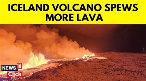 Iceland Volcano Lava Spew As Flows From Iceland Volcano Continue To Decrease N18v News18