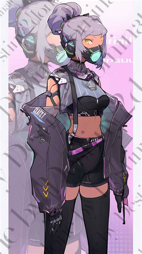 Cyberpunk fashion adopt by Destiny2Dominator on DeviantArt