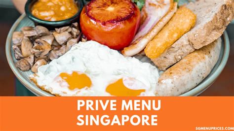 Prive Singapore Menu Price Updated