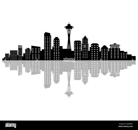 Seattle Skyline Stock Photo Alamy