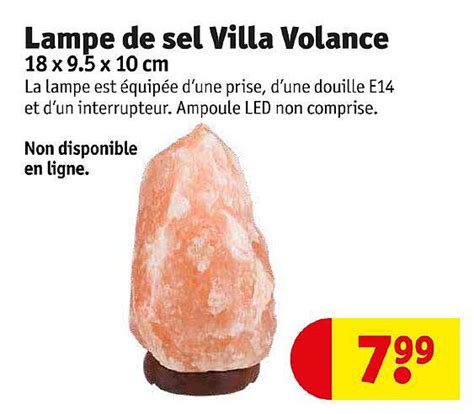 Promo Lampe De Sel Villa Volance Chez Kruidvat ICatalogue Fr