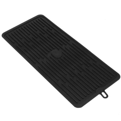 Prixprime Tapis Gouttoir Vaisselle En Silicone Noir X Mm