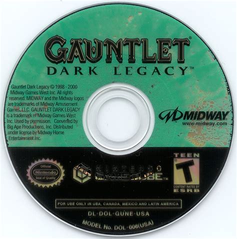 Gauntlet Dark Legacy Cover Or Packaging Material MobyGames