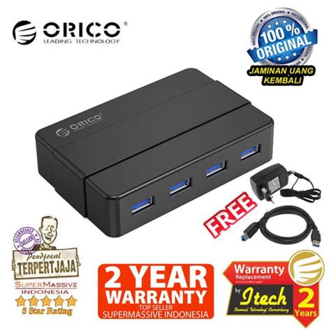 Jual ORICO H4928 U3 4 Port Powered USB 3 0 HUB SuperSpeed Jakarta