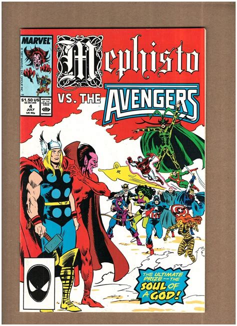 Mephisto Vs Avengers 4 Marvel Comics 1987 Thor She Hulk Vf 85