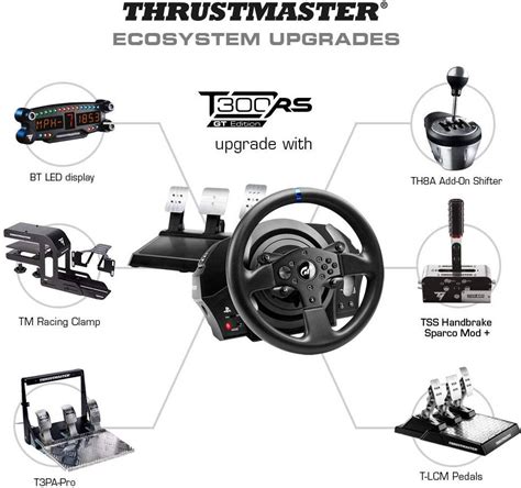 Thrustmaster T300 RS GT Racing Wheel for PS4 and PC, 1080° Wheel Turn ...