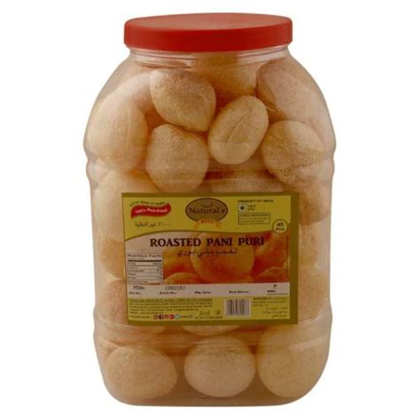 Natural S Bite Roasted Pani Puri Mix G Jiomart